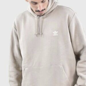 Adidas Trefoil Essential HD Stone Hoodie - Size Large (Men)